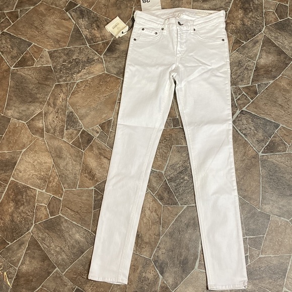 NWT Rag & Bone Skinny Jean Sz 28 in White - Picture 4 of 16